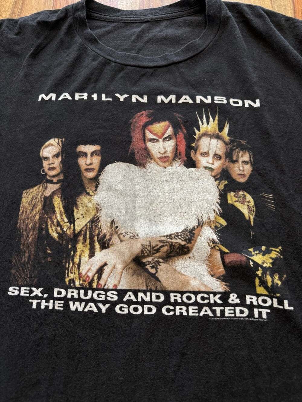 Marilyn Manson 'Rock Is Dead Tour '99' Graphic T-Shirt